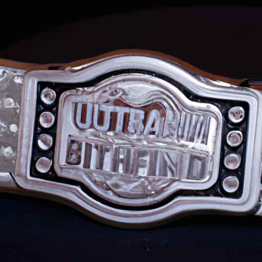 "UFC bantamweight champion belt"