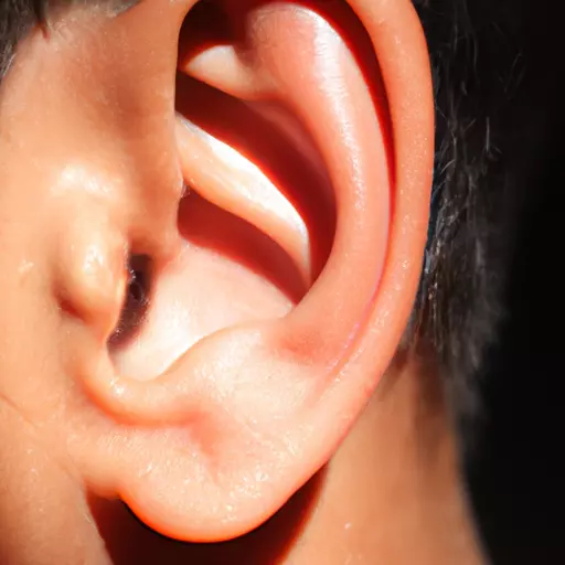 A picture of a human ear