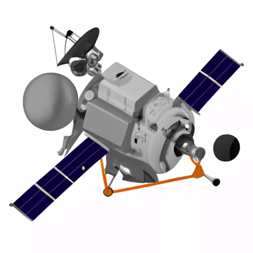 A picture of a space probe