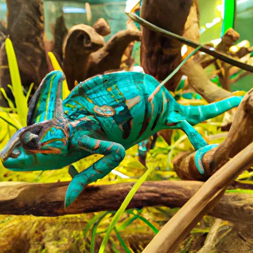 A picture of a chameleon