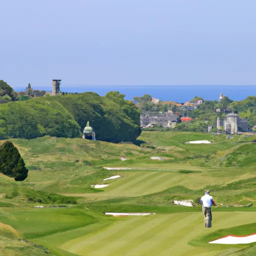 "Irish Open golf tournament at a historic golf course"