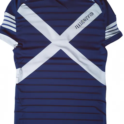 "Scotland National Rugby team jersey with a captain's armband"