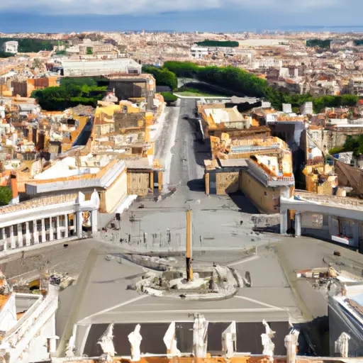 An image of St. Peter's Square in Rome