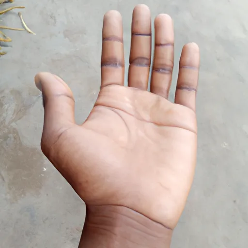 A picture of a human hand