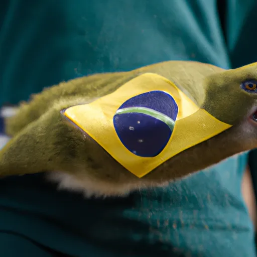 A picture of the Brazil flag