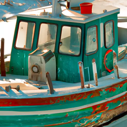 A picture of an old fishing boat