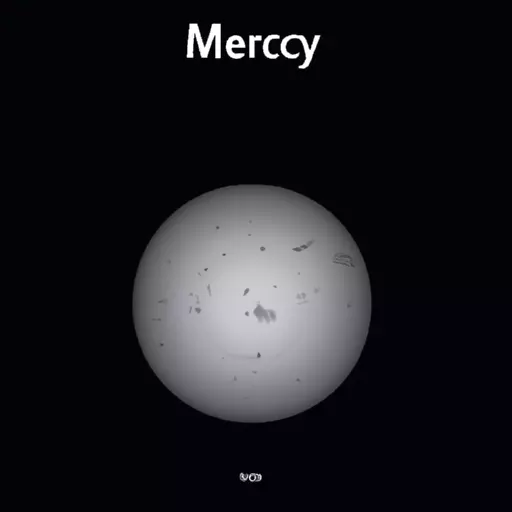 A picture of the planet Mercury