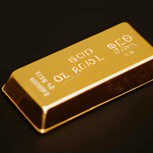 A picture of a gold bar