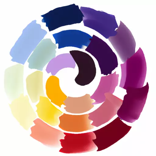 A picture of a color wheel