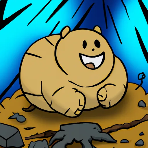 "Cartoonish version of Tardigrade in a harsh environment with superpowers"