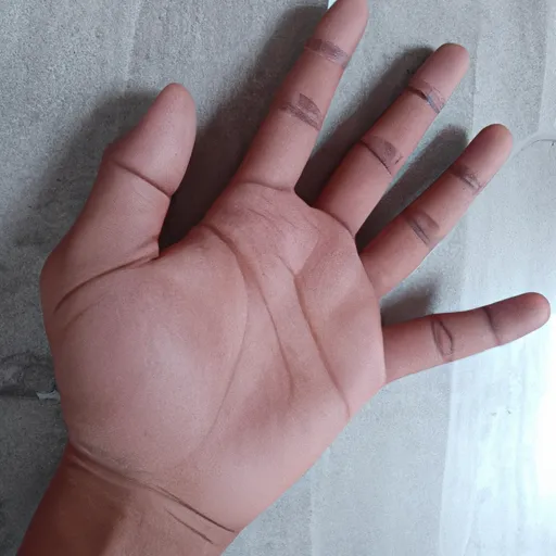 A picture of a human hand