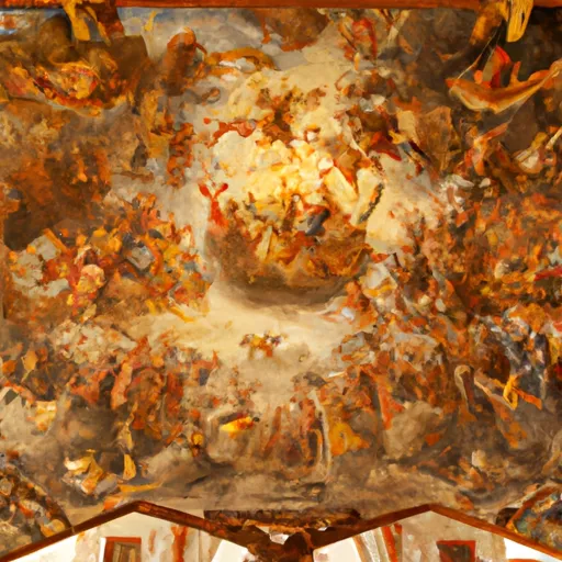 A picture of a famous ceiling painting