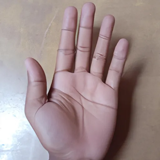 A picture of a person's hand