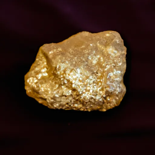 A picture of a gold nugget