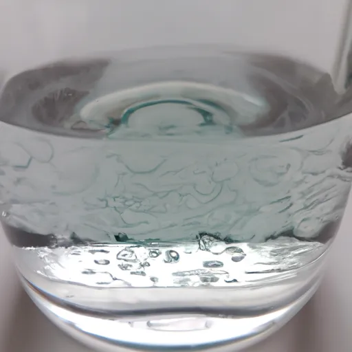 A picture of a glass of water