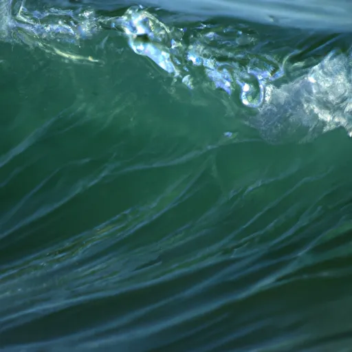 A picture of waves in the ocean