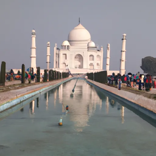 A picture of the Taj Mahal