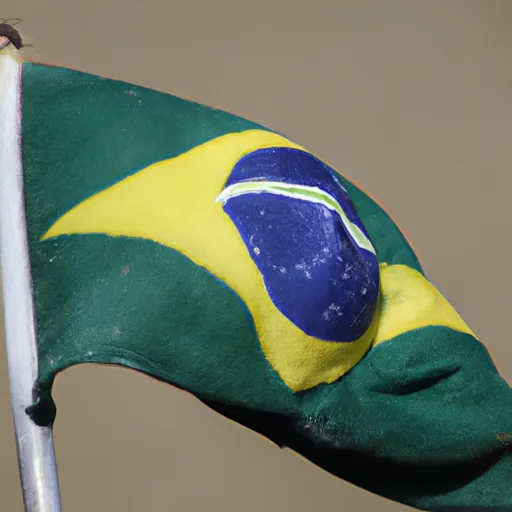 A picture of the Brazilian flag