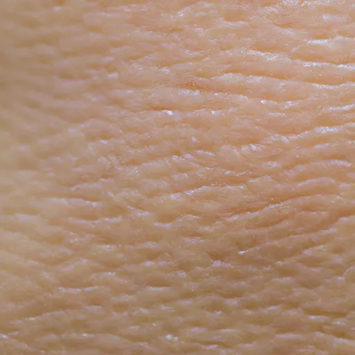 A picture of a section of human skin