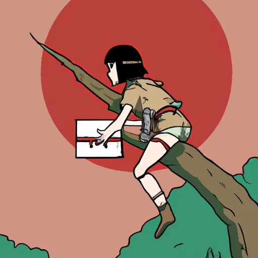 "An iconic scene from Princess Mononoke where a katana is being sent in the mail"