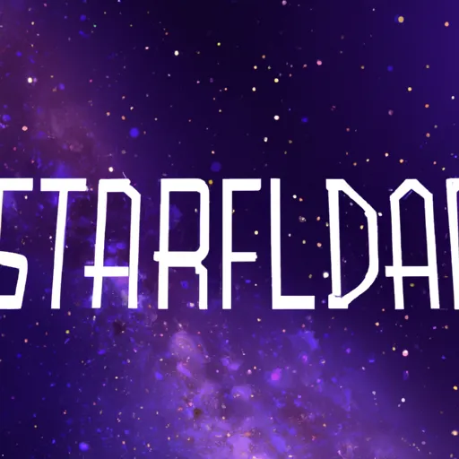 "Starfield video game cover art"