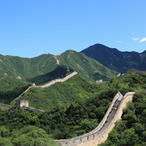 A picture of the Great Wall of China