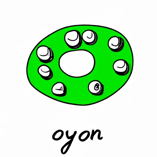 A picture of oxygen molecules