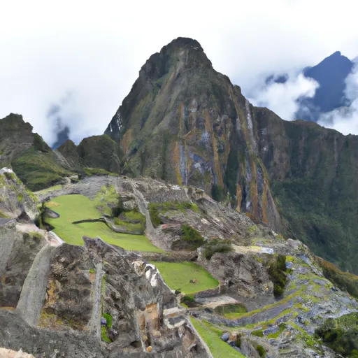 A picture of the ruins of Machu Picchu