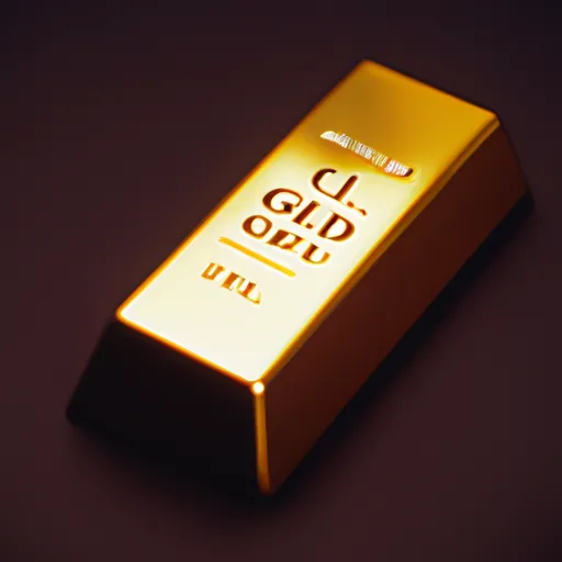 A picture of a gold bar