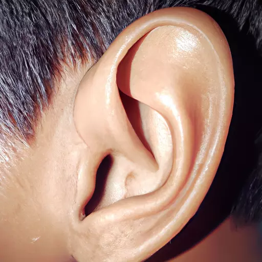 A picture of the human ear