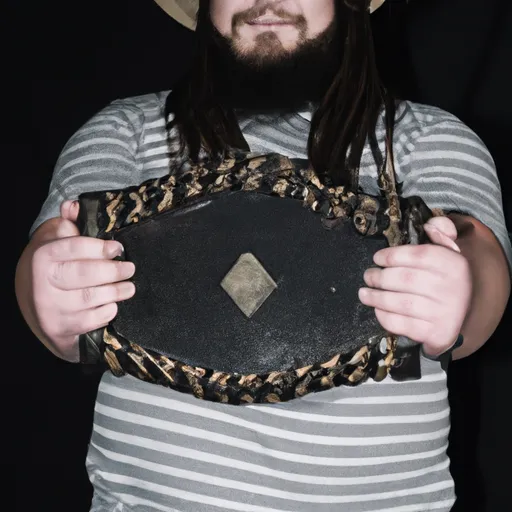 "Bray Wyatt holding WWE Championship Belt"