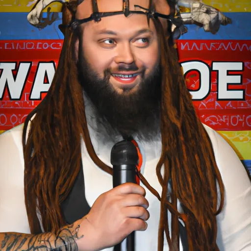 "Bray Wyatt as a leader of a wrestling stable in a wrestling ring"