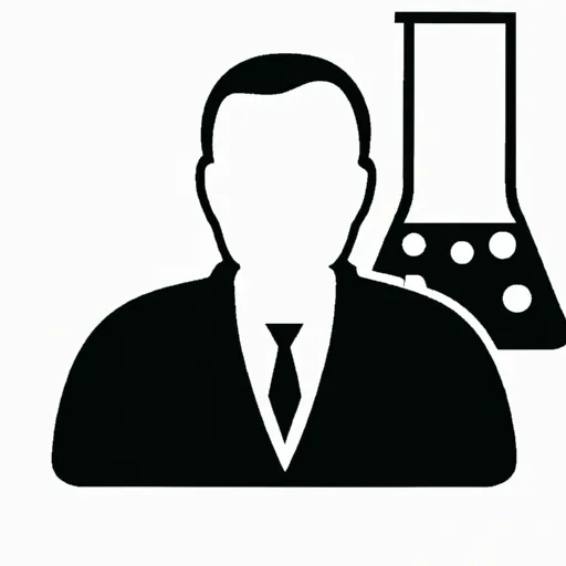 A picture of a scientist icon