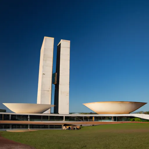 A picture of the National Congress Building in Brasília