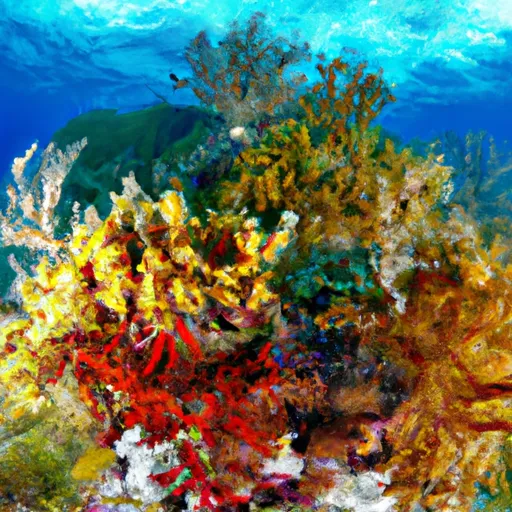 A picture of a vibrant coral reef