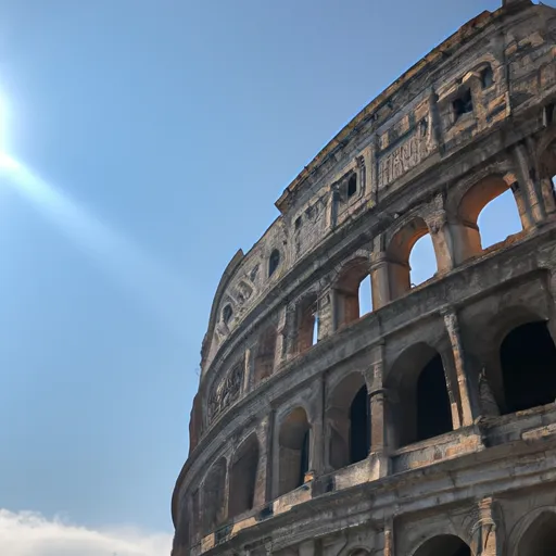 A picture of the Colosseum