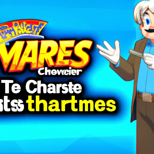 "Charles Martinet in a new role after voicing Mario"