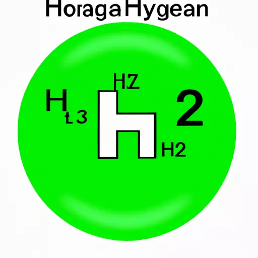 A picture of hydrogen gas