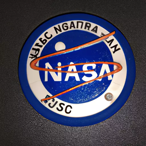 A NASA badge