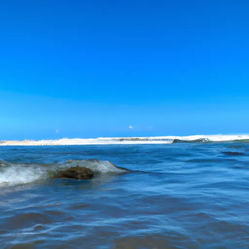 A picture of the ocean waves