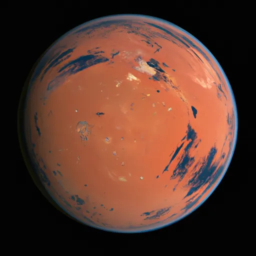 A picture of the planet Mars