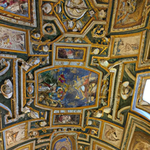 A picture of a part of the Sistine Chapel ceiling