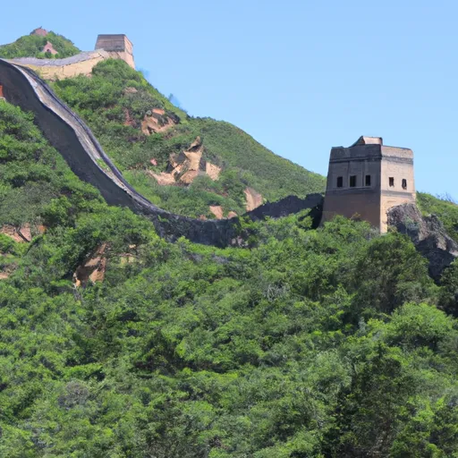 A picture of the Great Wall of China