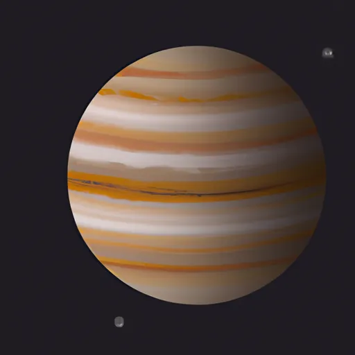 A picture of the planet Jupiter