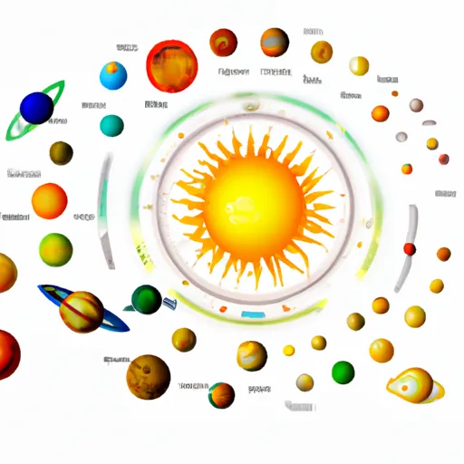 A picture of the solar system