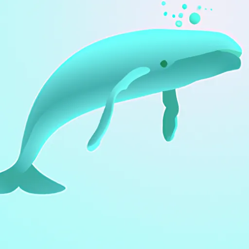 A picture of a blue whale