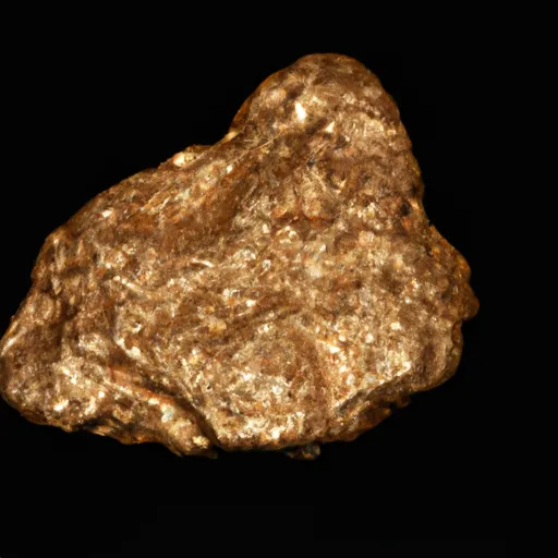 A picture of a gold nugget