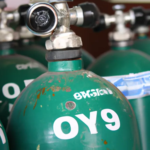 A picture of an oxygen tank