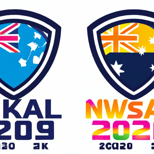 "Australia and New Zealand logos fused with FIFA Women's World Cup 2023 theme"