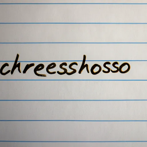 "Phonetic spelling of the word Chesebro"